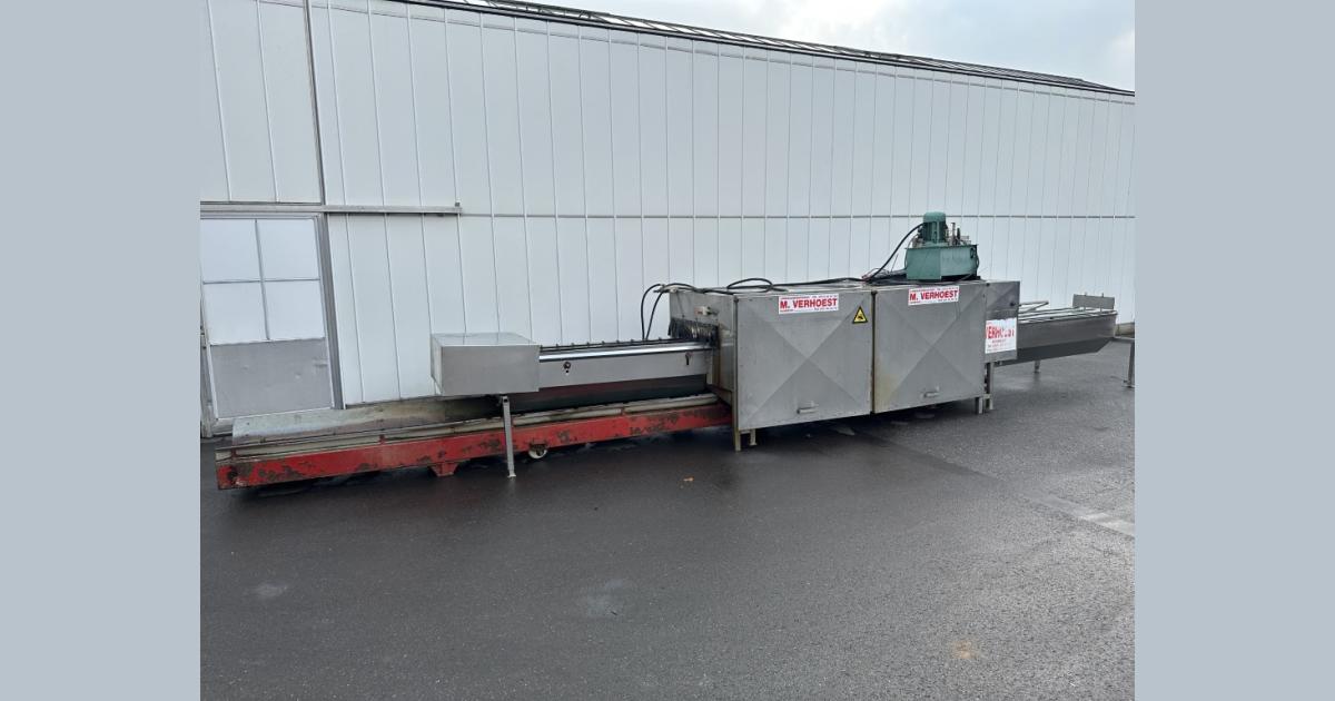 Verhoest leek washing and peeling machine • Duijndam Machines