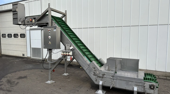 Verhoeven elevator incline conveyor stainless steel 600 x 50 cm