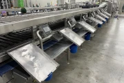 Proseal MC002 + SlipStream inpaklijnen/verpakkingsbanden met 14 weegschalen met Slip Stream