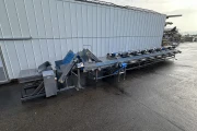 Visar stainless steel packing line with Netagco bin tipper and 16 weighing stations