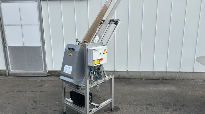 Viscon denester with Busch vacuum pump