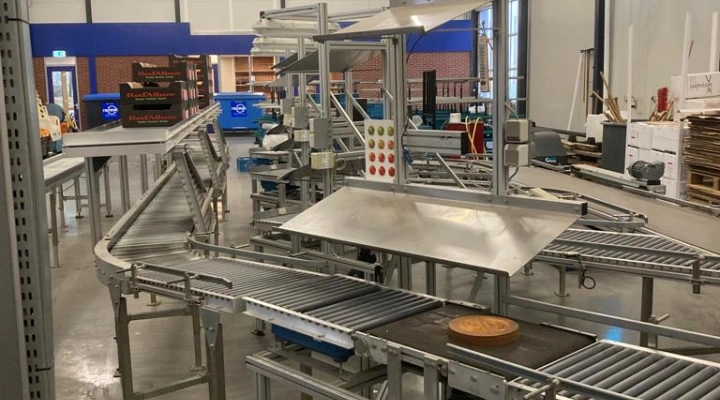 Viscon tomato weighing line