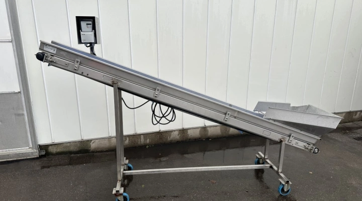 Viscon Vitra RVS elevator incline conveyor 300 x 22,5 cm