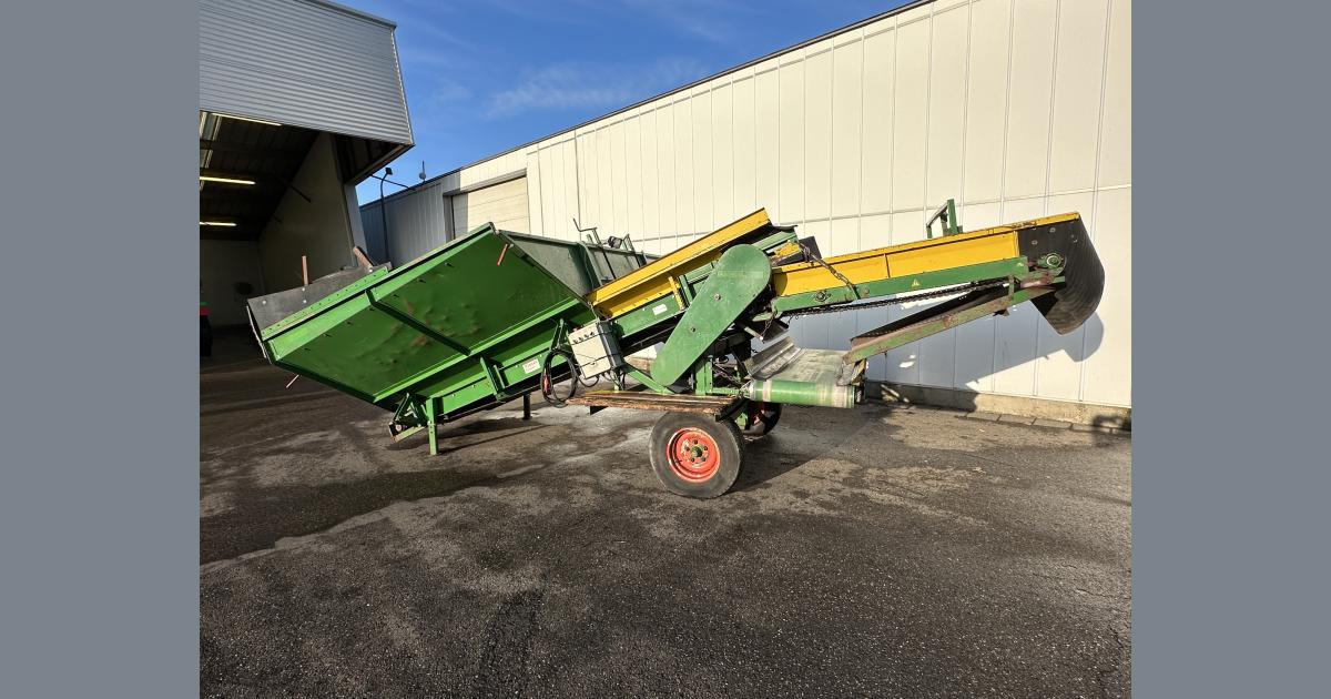 Visser AL1200 receiving hopper • Duijndam Machines