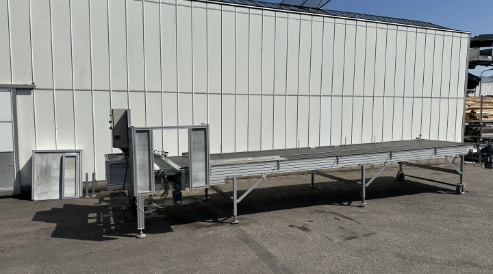 Visser buffer conveyor for potted plants 700 x 160 cm