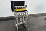 Visser press-o-mat pneumatic press for trays