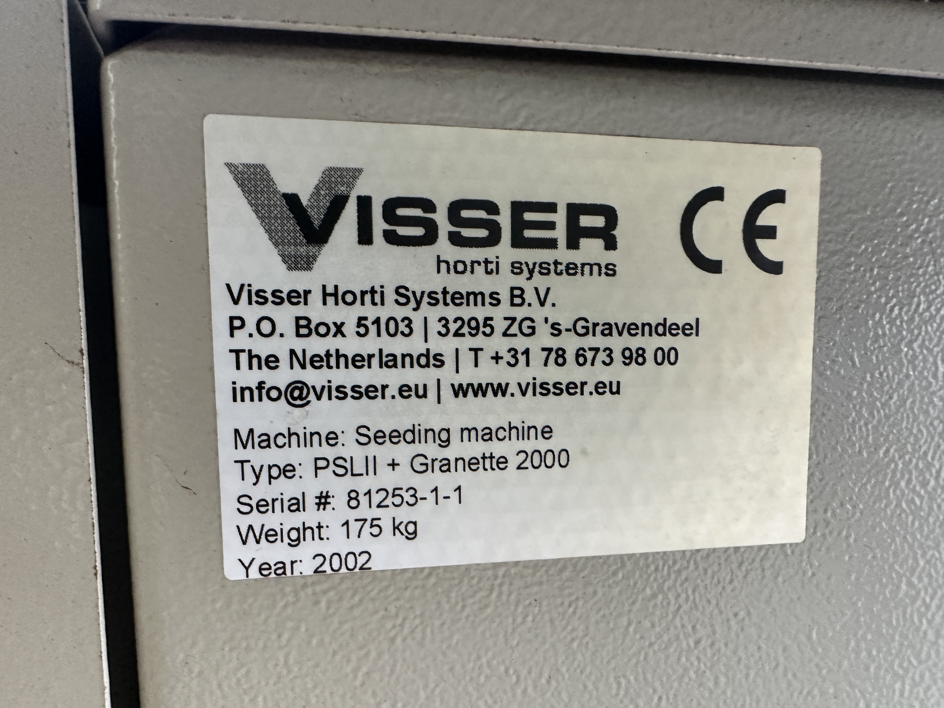 Visser PSLll + Granette 2000