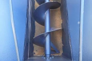 Visser screw conveyor to mix soil and water