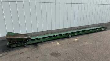 Visser T transportador de cinta cóncava 740 x 40 cm