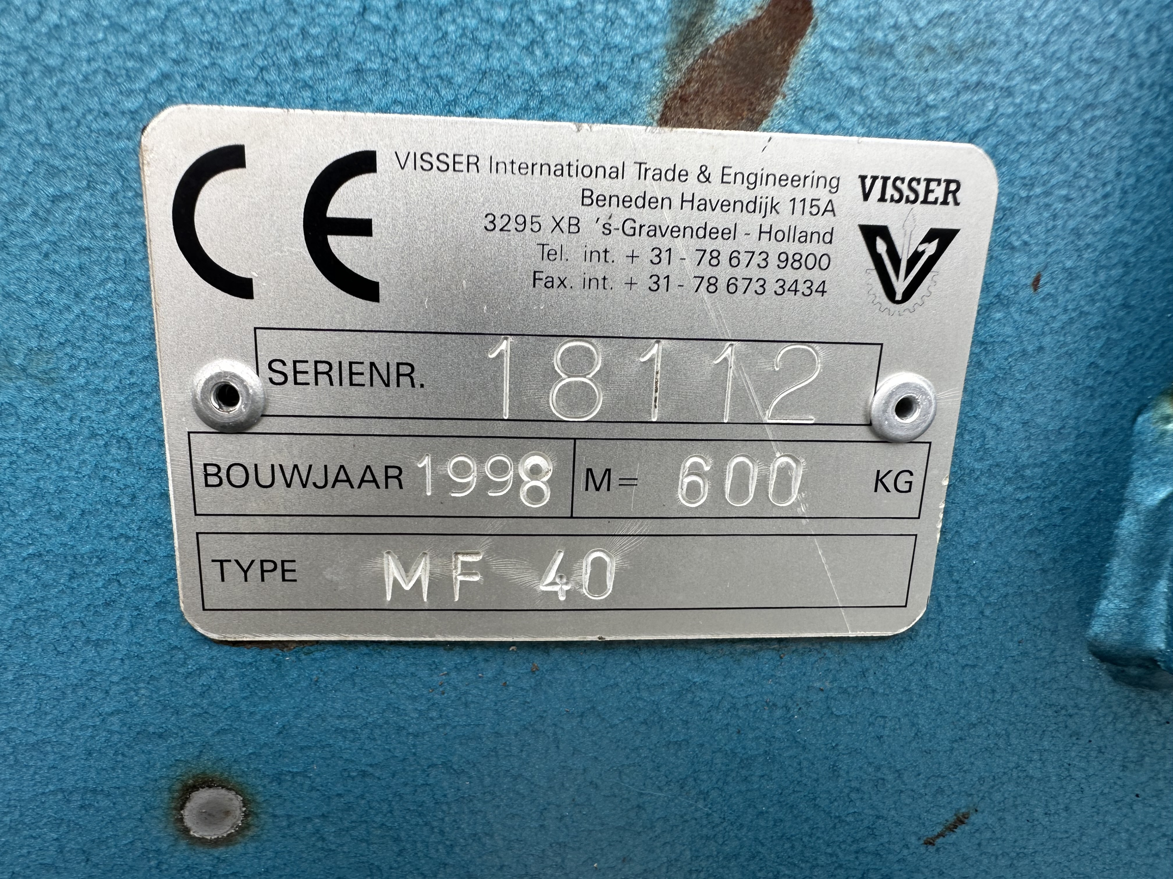������ ��� ���������� ������ Visser