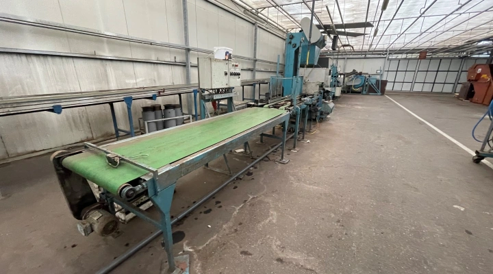 Visser tray filling and seeding line