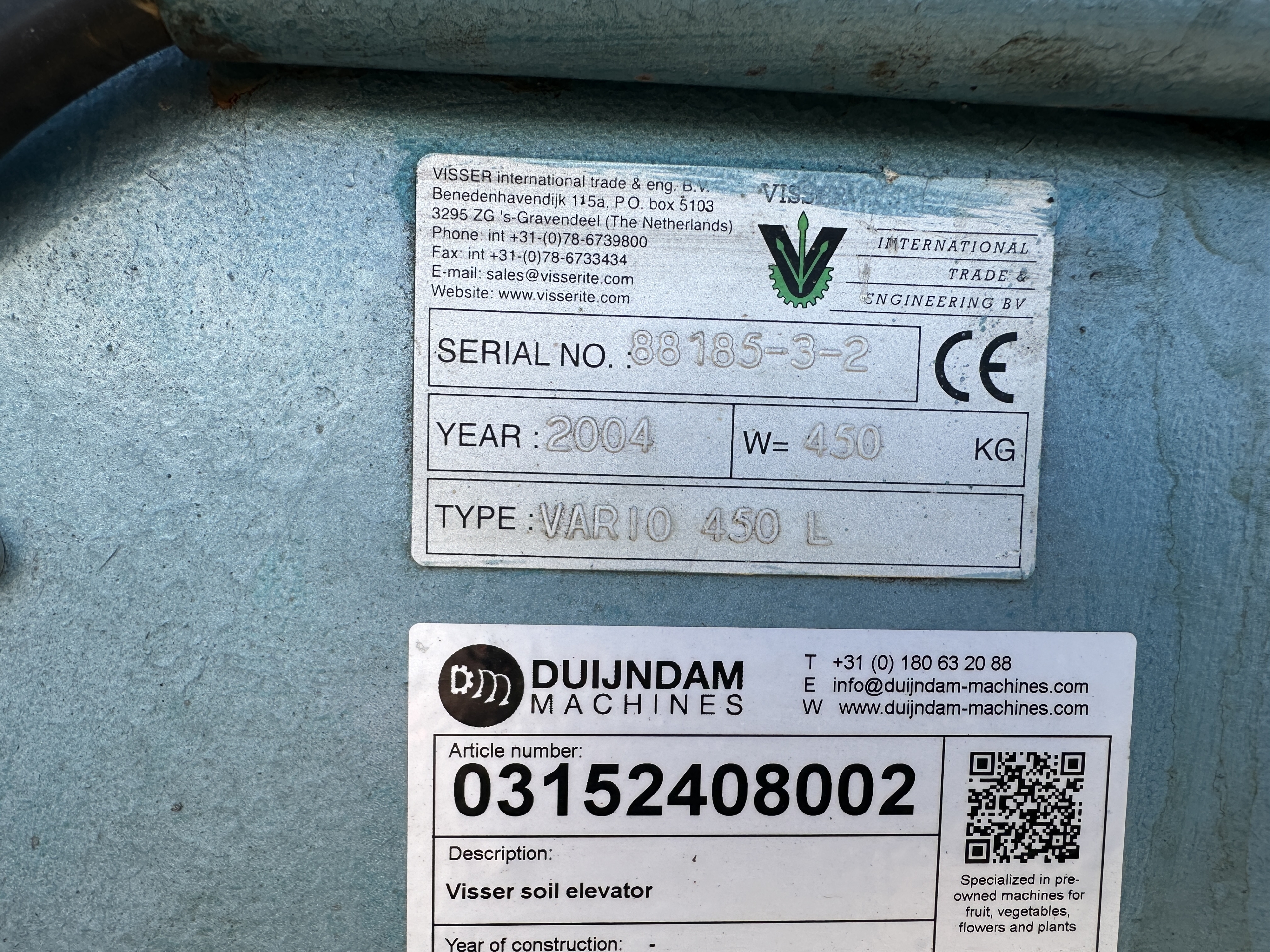 Visser Vario 450 ������ ��������� � ������������ ���������
