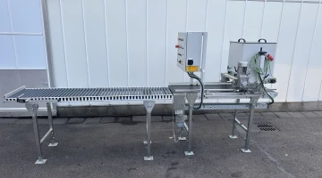 Visser VD-450 macchina coprivassoi con trasportatore a rulli