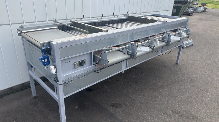 Vitech 180 cm roller sorting machine with 5 sizes