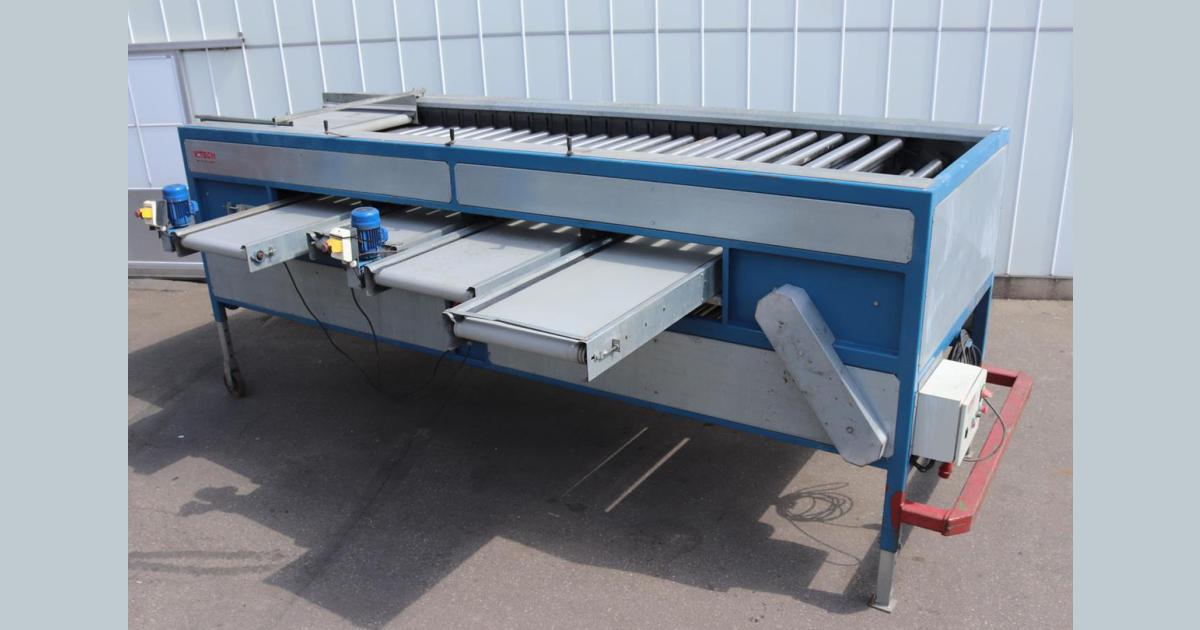 Vitech radial roller grader with 4 sortings • Duijndam Machines