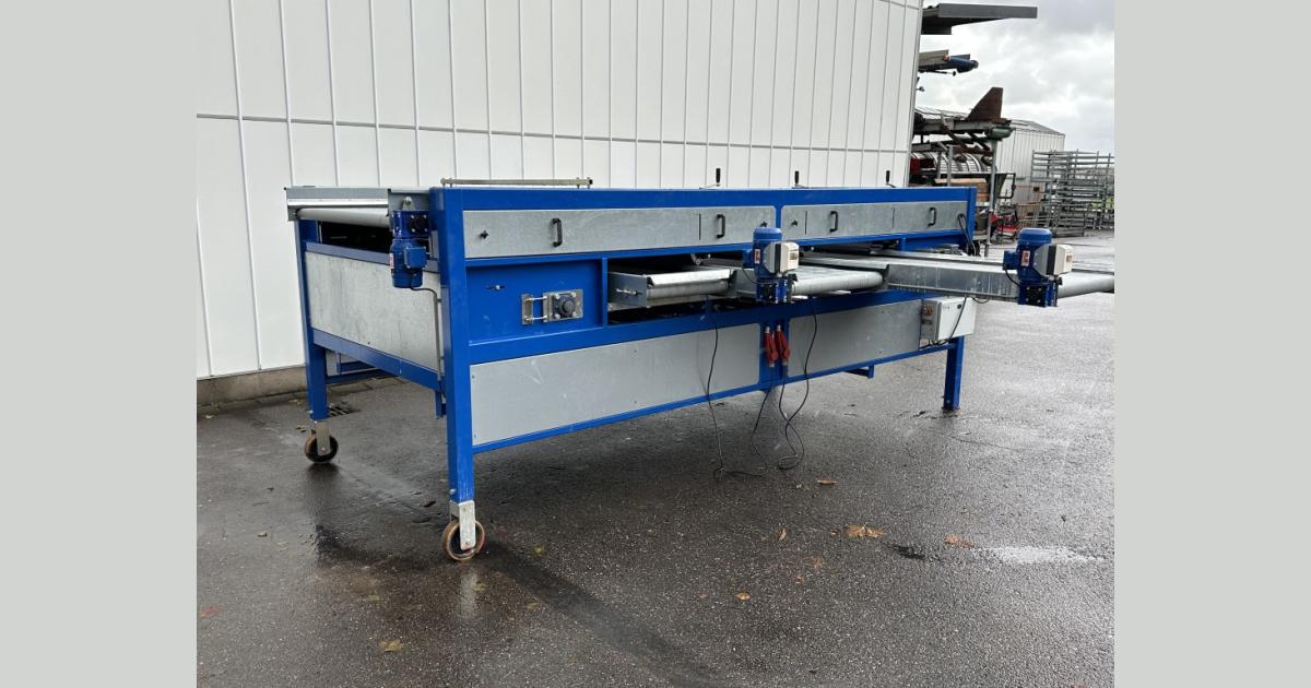 Vitech roller sorting machine 150 cm with 3 sortings • Duijndam Machines