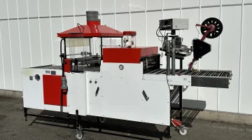 Vito Combi Schrumpfverpackungsmaschine für Gurken mit Etikettierer