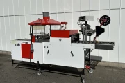 Vito Combi shrink wrap packaging machine for cucumbers with labeler