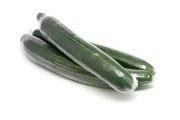 Shrink wrapped cucumbers