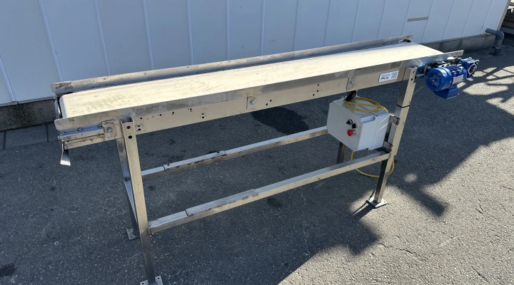 vlakke transportband 200 x 28 cm