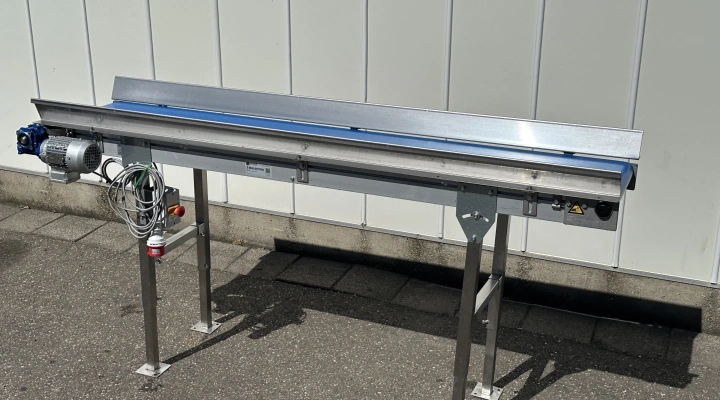 vlakke transportband 210 x 40 cm