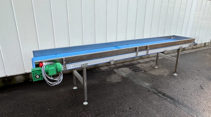 vlakke transportband 350 x 70 cm