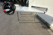 vlakke transportband RVS, 200 x 127 cm