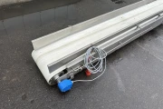 vlakke transportband RVS 440 x 40 cm