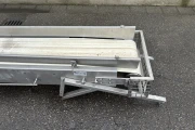 vlakke transportband RVS 440 x 40 cm