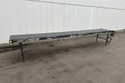 vlakke transportband RVS, 510 x 70 cm