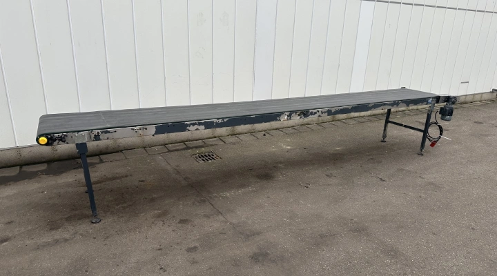 vlakke transportband RVS, 510 x 70 cm