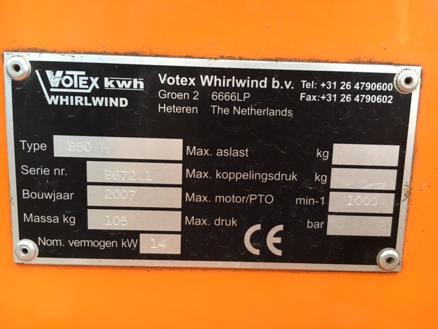 ���������� Votex 850-H PTO