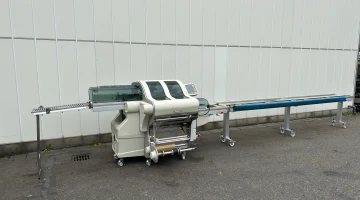Waldyssa Automac Piu 55 embaladora com película estirável com transportador de 4 metros