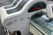 Waldyssa Automac PIU 55 stretchfolie verpakker met toevoerband van 200 cm