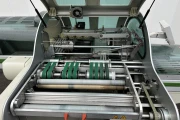 Waldyssa Fabri Automac PIU 55 stretch film packaging machine with 4 meter conveyor