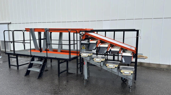 Wamel Perfect CGM cherry sorting machine 4 + 1 sortings