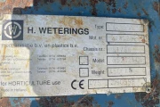 Weterings WS202WCR spuitwagen 400 Liter, 2 pompen, met elektr. haspel