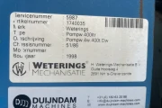 Weterings WS202WCR spuitwagen 400 Liter, 2 pompen, met elektr. haspel