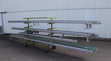 Wevab cserepes növény szállítószalag állítható sebességgel
