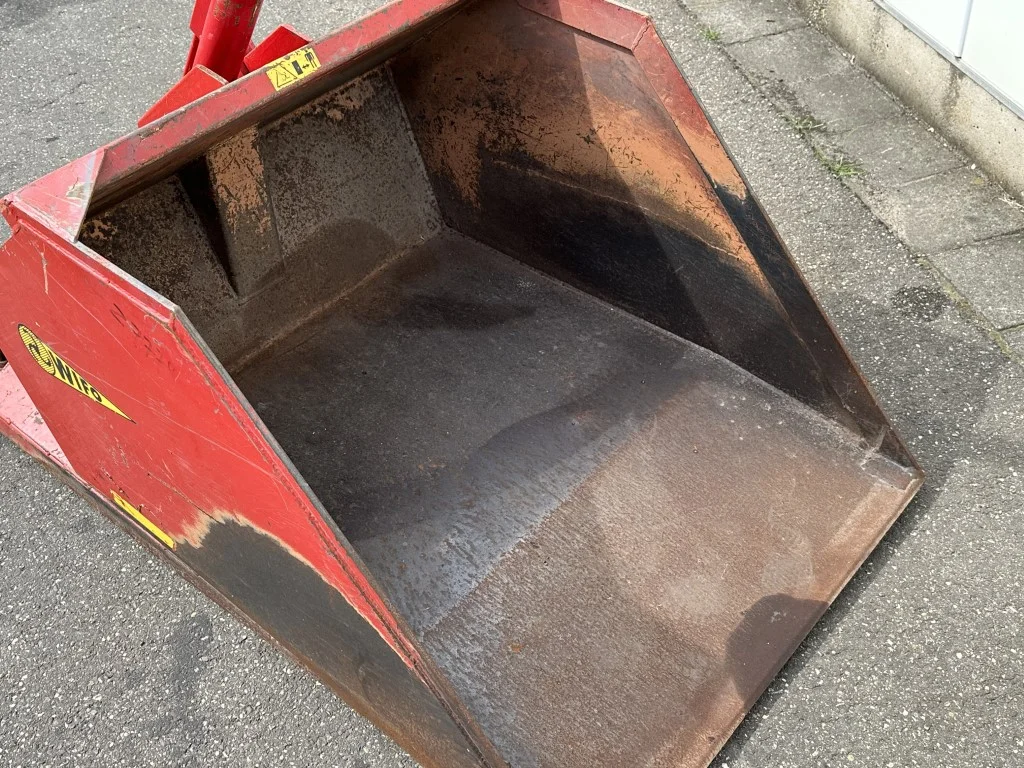 Wifo HO 1000 hydraulic shovel container for forklift • Duijndam Machines