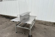 Work table double sided aluminium frame with stainless steel top