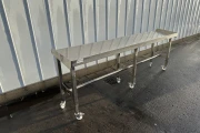 Work table Stainless steel crate rack on wheels