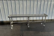 Work table Stainless steel crate rack on wheels