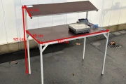 Work table with Cas weigher