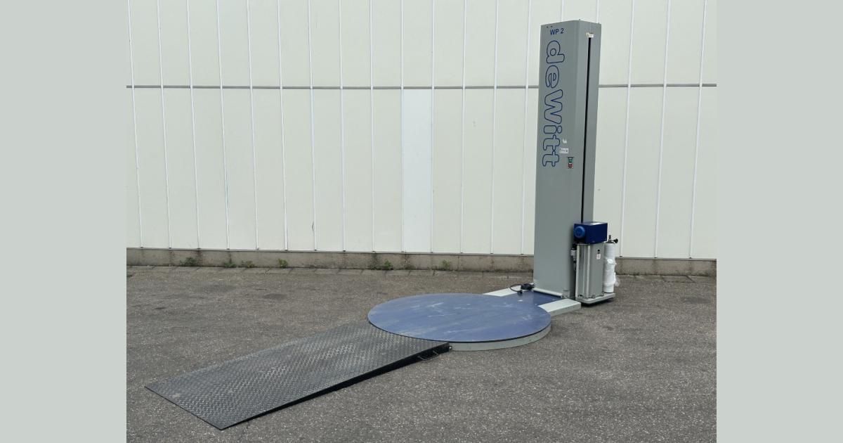 Youngsunpack Europe MH-FG2000B pallet wrapper with ramp plate ...