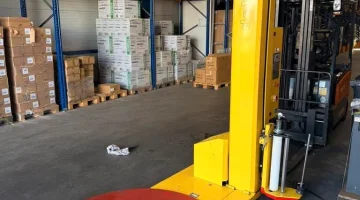 Youngsunpack Europe De Witte WPS maşina de ambalat paleţi în folie